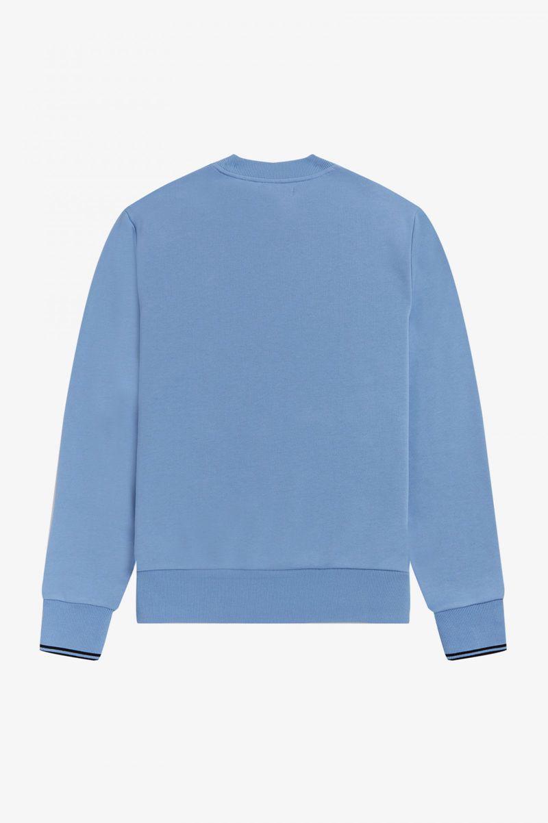 Blue Fred Perry Crew Neck Men's Sweatshirts | PH 1574WNBY